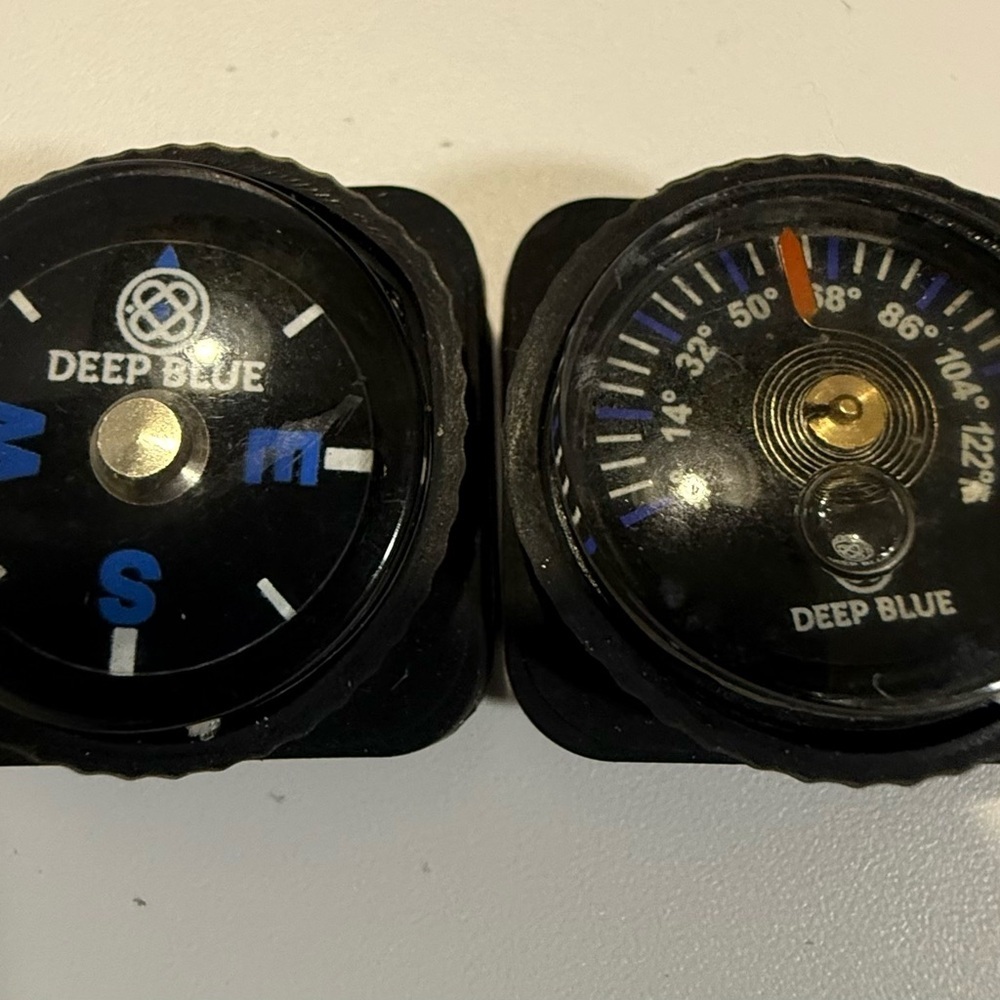 DEEP BLUE Day/Night PC Date Diver Mens Sport Watch. - Picture 7 of 8